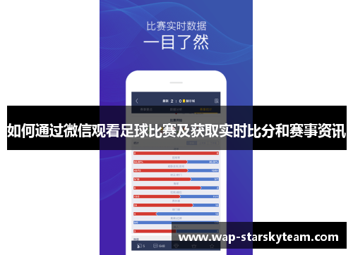 如何通过微信观看足球比赛及获取实时比分和赛事资讯